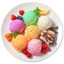 icecream plate
